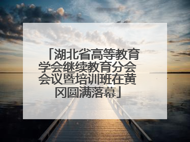湖北省高等教育学会继续教育分会会议暨培训班在黄冈圆满落幕